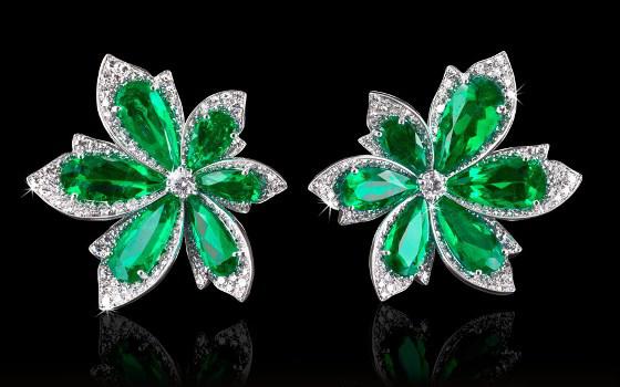 emerald earrings