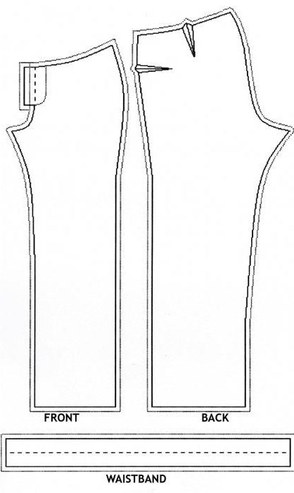 брюки из льна женские выкроечка
