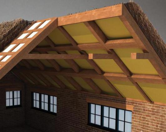 fire retardant treatment of wooden attic structures