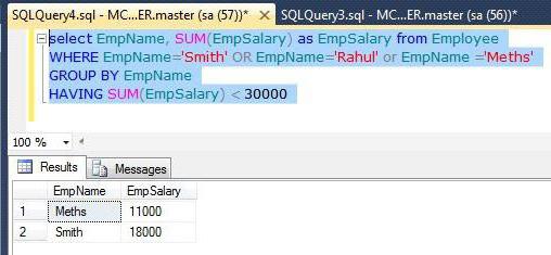 sql having examples syntax