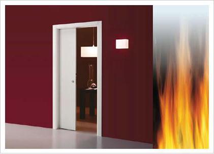 wooden fire doors