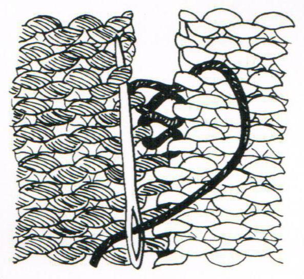 матрасный шов в вязании крючком
