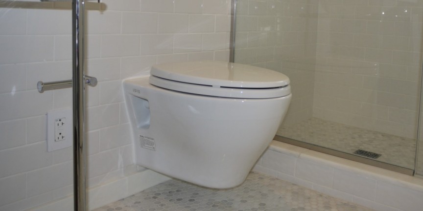 which installation for a hanging toilet is better