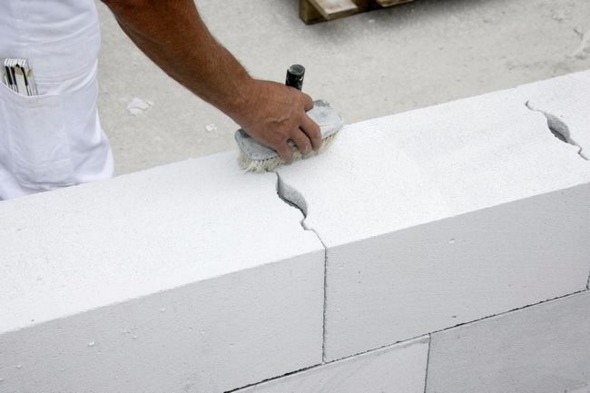 how much is an aerated concrete block