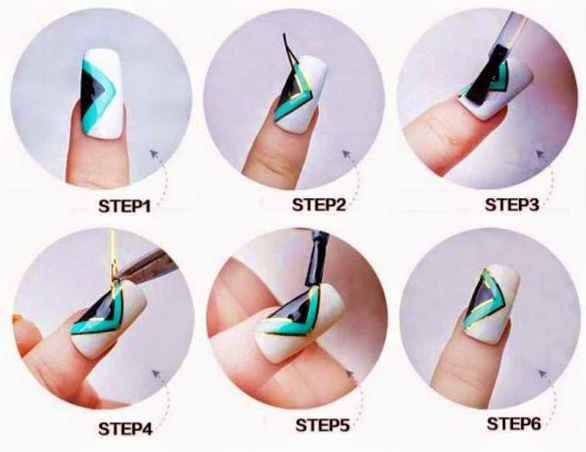 Дизайн ногтей поэтапно: пошаговая инструкция с описанием и фото, техника выполнения