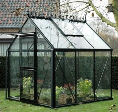 DIY glass greenhouse