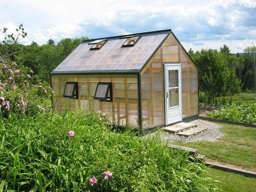 greenhouse victory made of glass