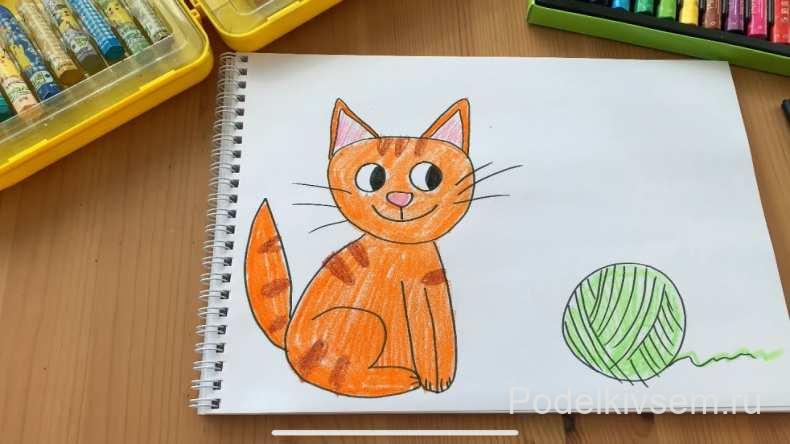 Кошачий рисунок