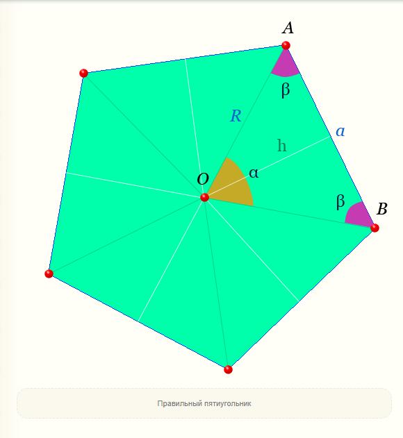 Правильный пятиугольник