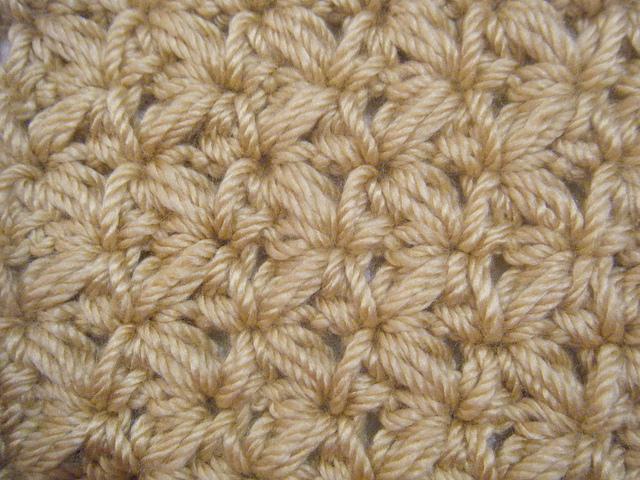 crochet asterisk in a circle