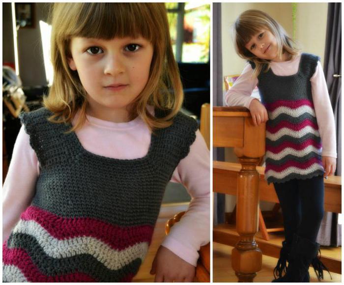 for girls crocheted tunic