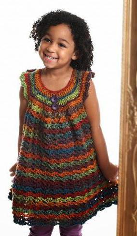 tunic dress for girls crochet