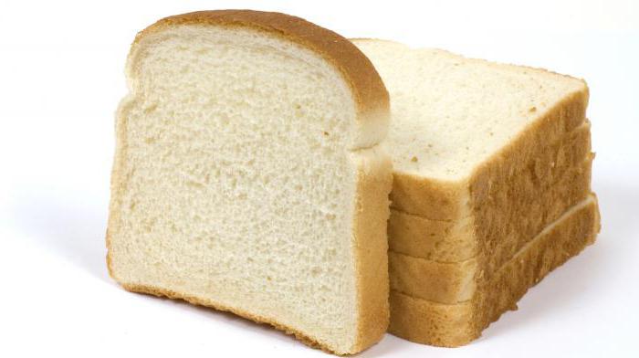 сколько калорий в куске хлеба