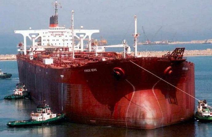 самый большой танкер в мире Knock Nevis 