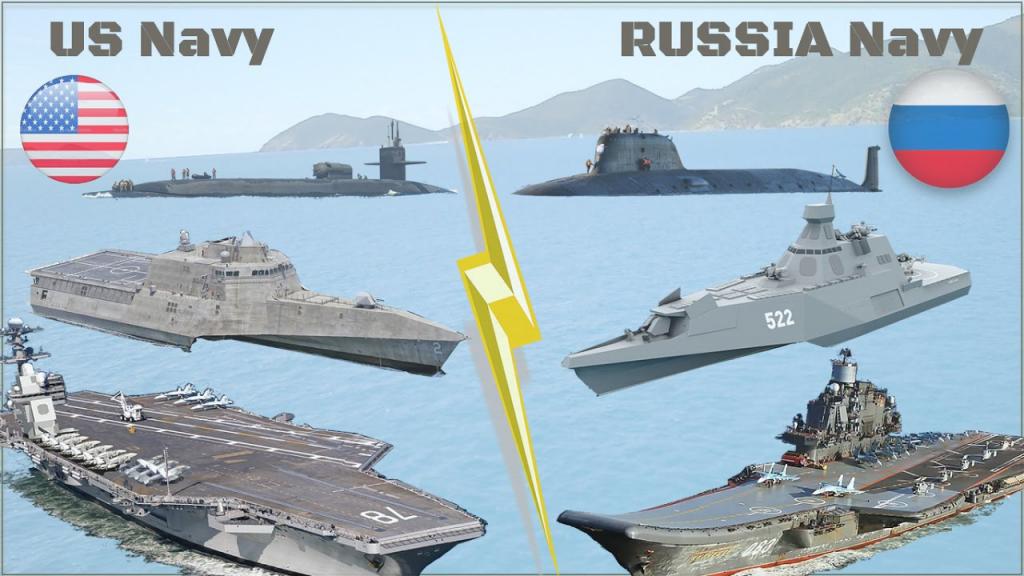 ВМС России и США сравнение