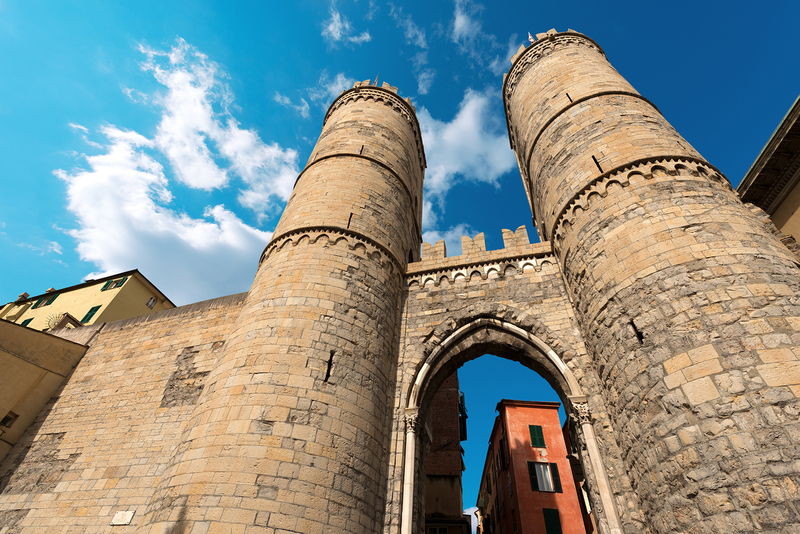Генуя: ворота Порта Сопрано