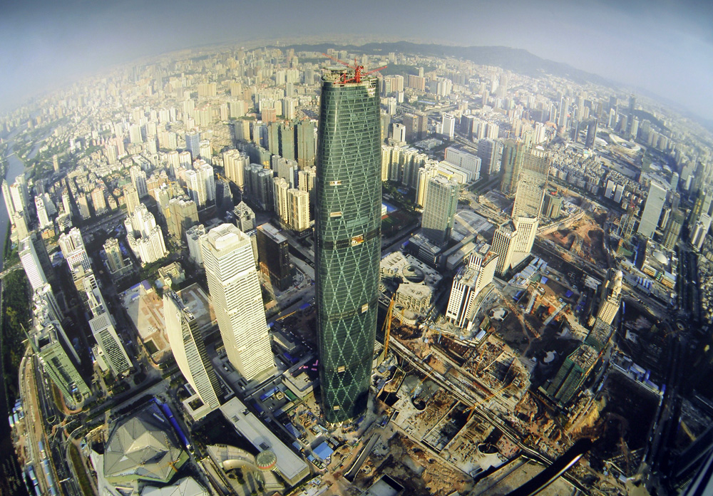 Международный финансовый центр Гуанчжоу: смотровая площадка