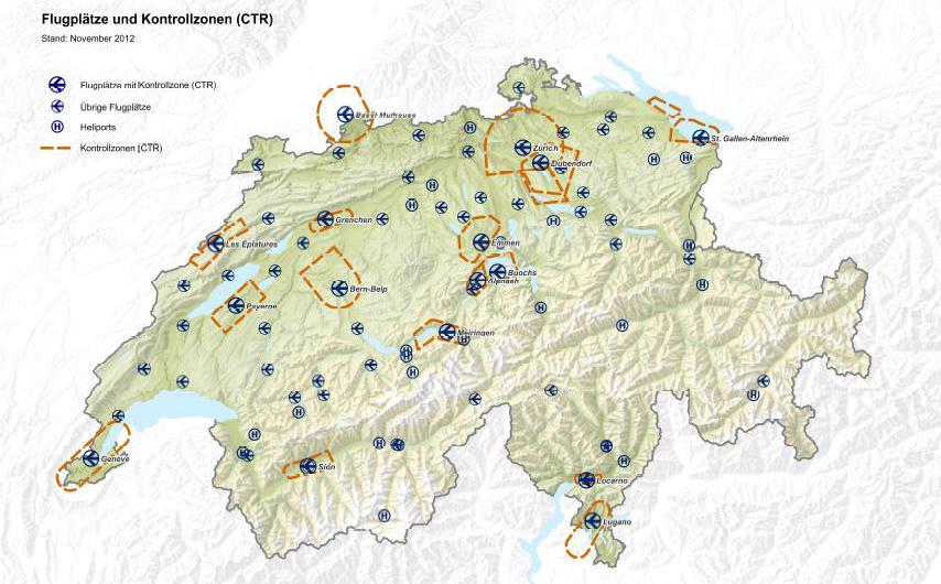 Список аэропортов Швейцарии
