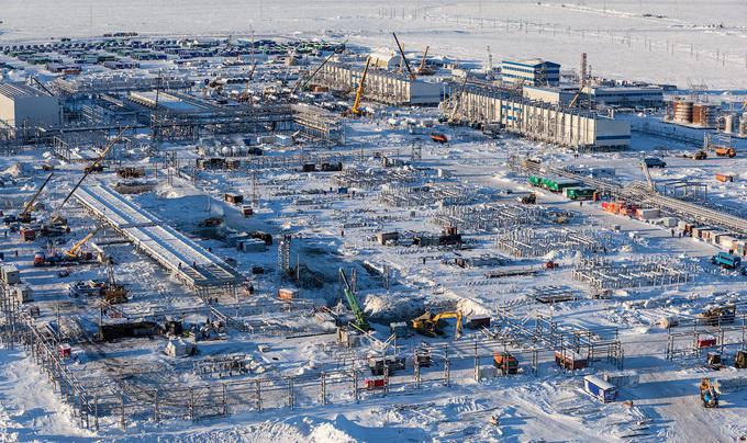 полуостров Ямал на карте 