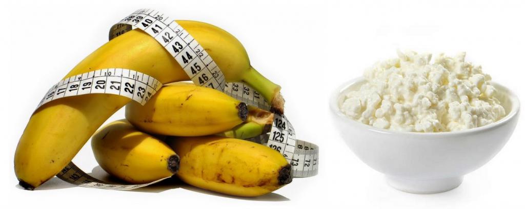 Творожно-банановая диета