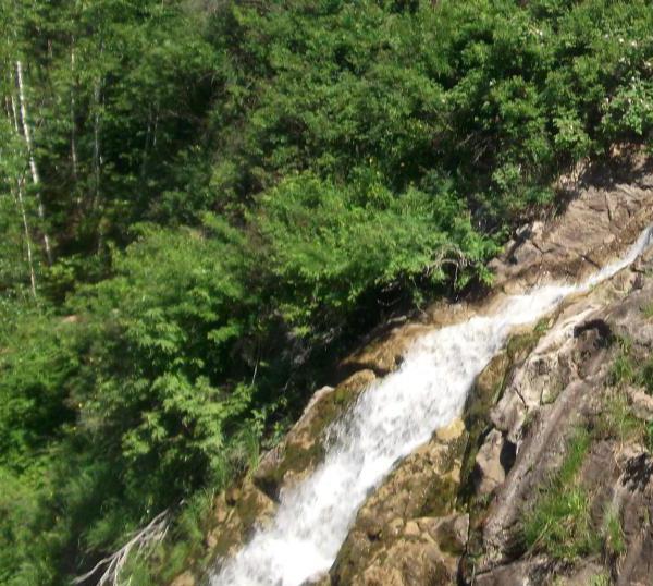 waterfall cave photo