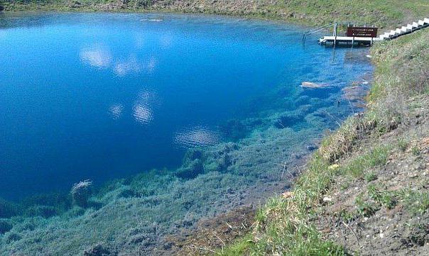 голубое озеро самарское