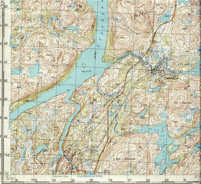 Дорога на серебрянку мурманск карта