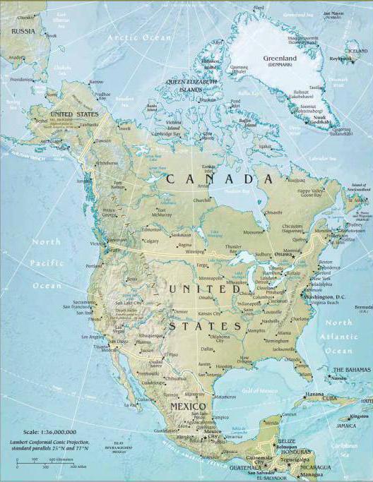 северная америка географическое положение история открытия