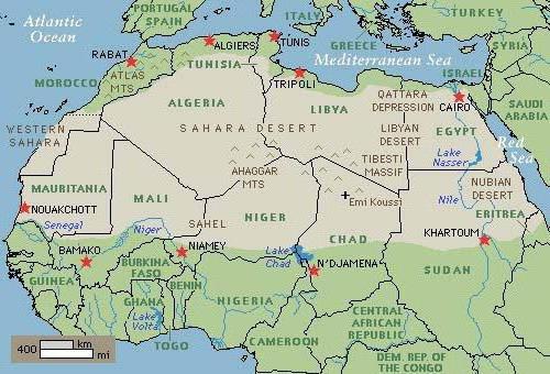 координаты ливийской пустыни