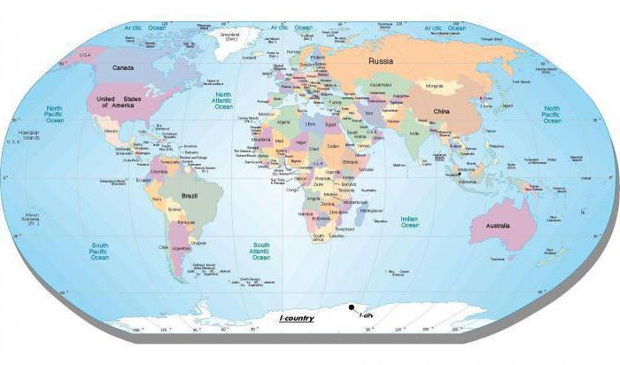 географическое положение атлантического океана