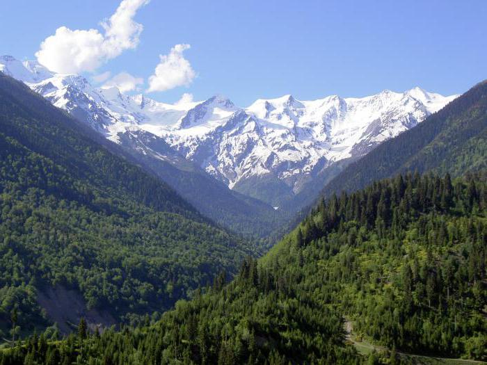 Описать по плану горы кавказ