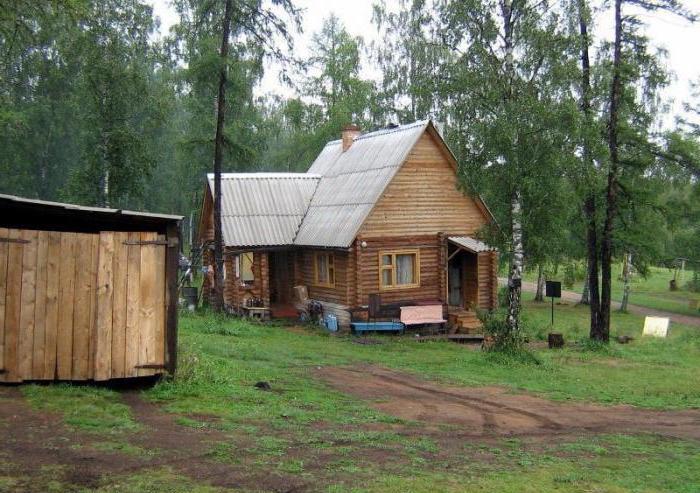 Wild Khakassia Lake recreation center