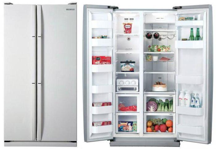 холодильник двухстворчатый с морозильной камерой