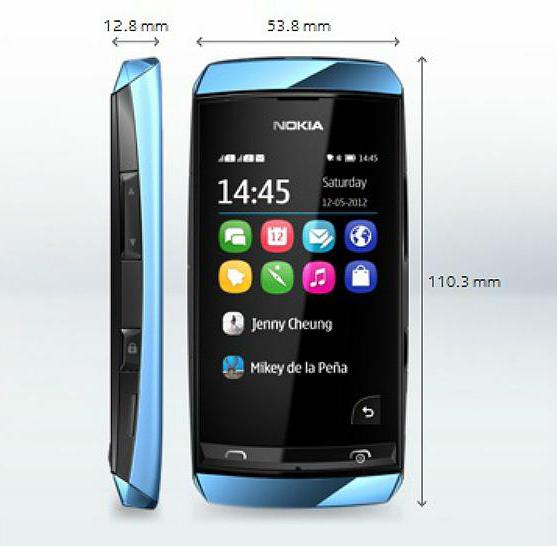 nokia asha 305 характеристики