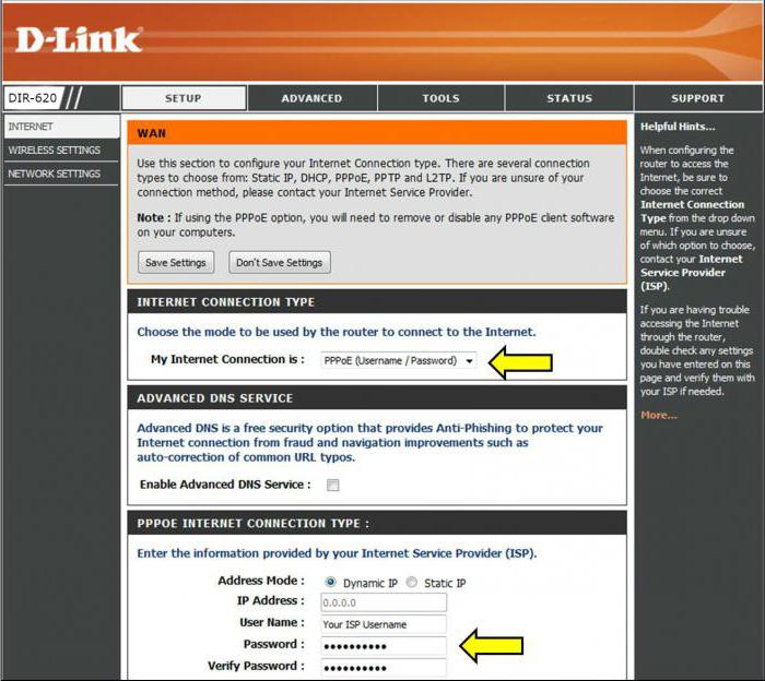 how to configure d link dir 620 router