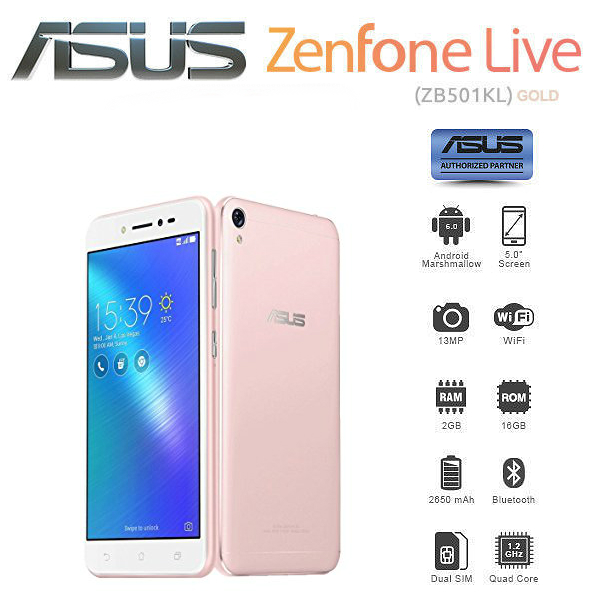 Презентация оснащения Asus ZenFone Live ZB501KL 32GB
