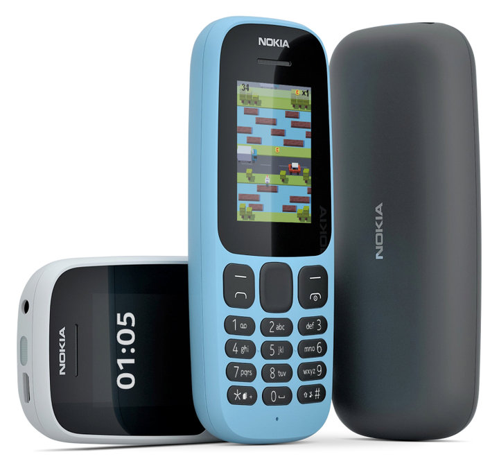 Мобильный кнопочный телефон Nokia 105 (2017)