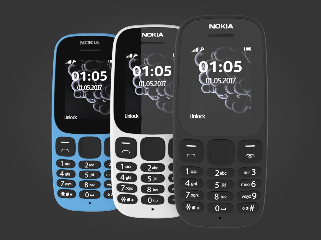Модель финского производителя Nokia 105 (2017)