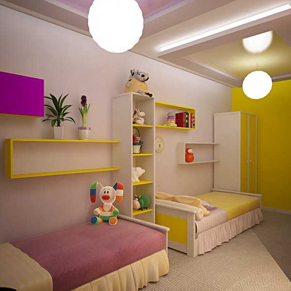 Ремонт детской комнаты для двух девочек