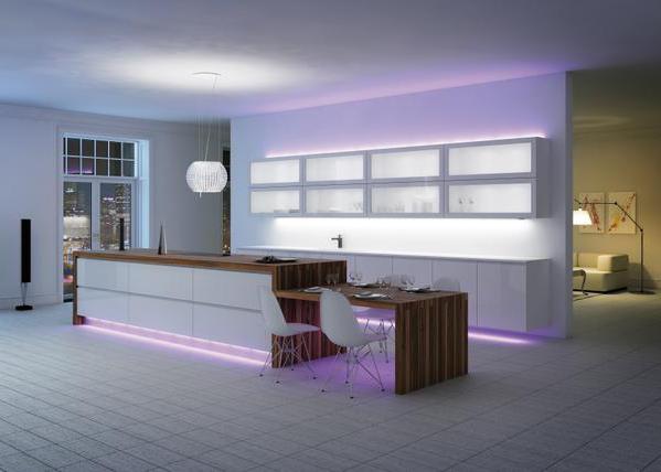 kitchen LED work area lighting