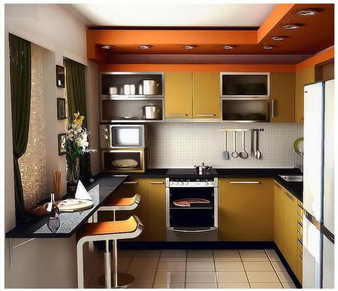 маленькие кухни 7 кв м дизайн фото