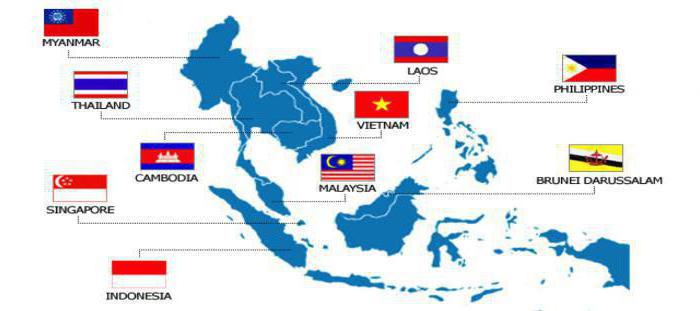 ассоциация государств юго восточной азии состав