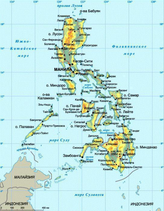 основная часть населения филиппин