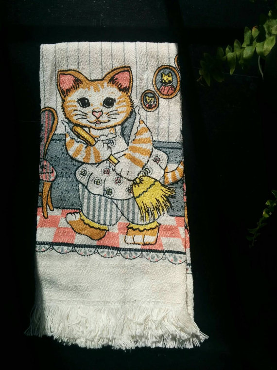 полотенце кот