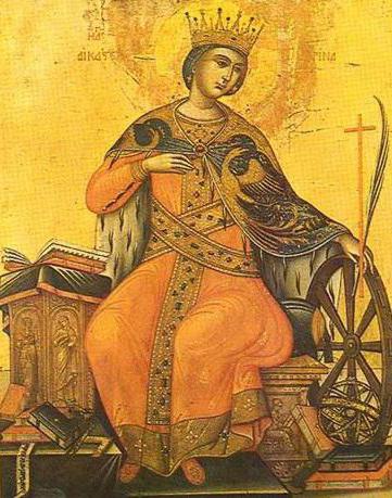 Икона великомученицы Екатерины в Москве