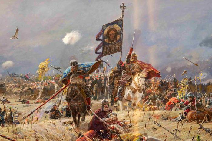 The defeat of the Horde troops on the river Vozha