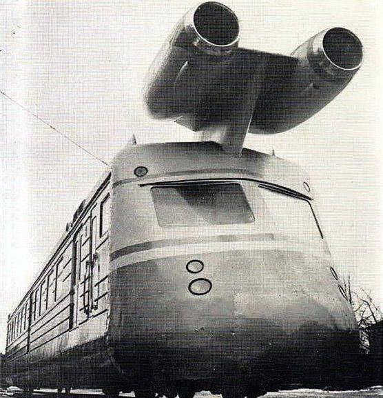Реактивный поезд из Советского Союза