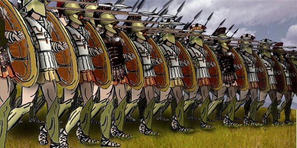 Строй греческой армии