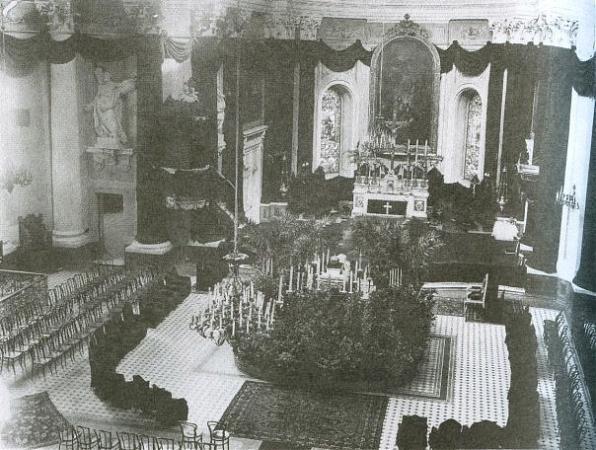 Интерьер собора. Фото 1895 года
