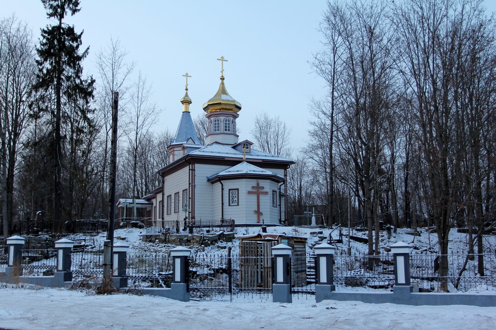 Храм на Ногинском кладбище Петрозаводска